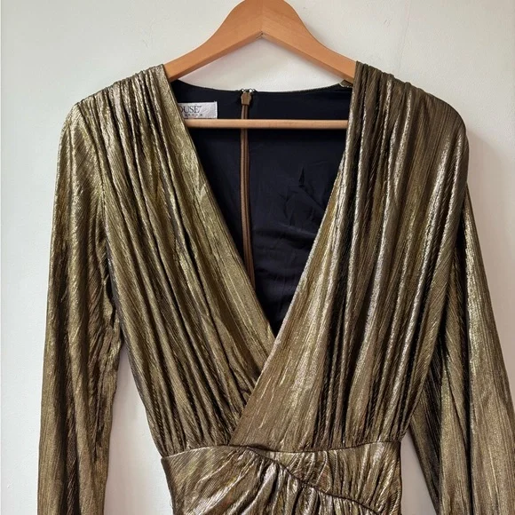 House of CB Gold Dress​ - Picture 5 of 14